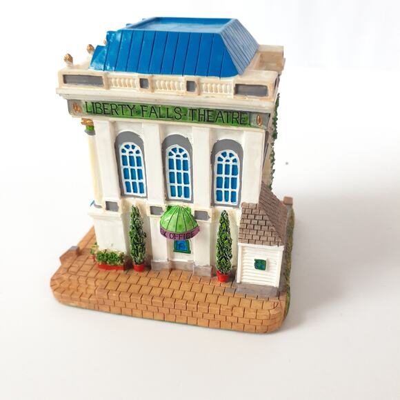 Liberty Falls Collection NEW Liberty Falls Theatre AH208 with Dusting Snow Mini - Picture 4 of 13